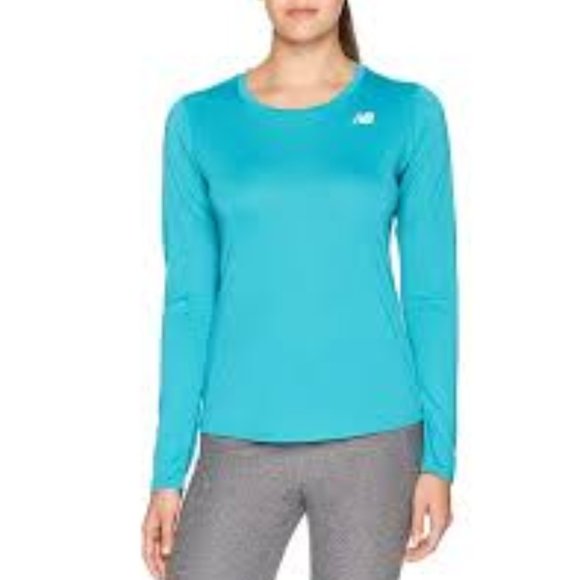 new balance heather tech long sleeve